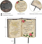 Outdoor Solar Angel Garden Stakes Lights, Waterproof Memorial Grave Decorations Gifts for Cemetery Outdoors Lawn Yard Home Patio Decor