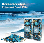 STRN Natural Dried Flower Ocean Sachets (2-Pack), Potpourri Vase Filler Long-Lasting Fragrance Potpourri Bags for Closet, Drawer, Car & Home, Reusable Scented Sachet Gift Set