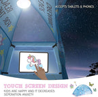 Pink Unicorn Twin Bed Tent for Kids Indoor Fort - Magical Dream Tents for Boys Pop Up Toddler Bed Canopy for Girls Bunk Bed Tent for Top Bunk - Sensory Sleep Pod for Kids Educational