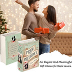 Ceramic Book Vase Pride and Prejudice Gifts for Book Lovers Women & Men - Jane Austen Gifts for Women Bookish Christmas Decor for Bookshelf - Bookworm Bookish Gift Cute Librarian Present for Readers