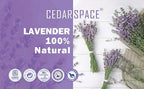 Cedar Space Lavender Sachet Bags for Drawers and Closets(24 Pack),Potpourri Bags,Dried Lavender Flowers,Cedar Blocks for Clothes Storage Scent Air Freshener, Cedar Chips Lavendar for Home Fragrance