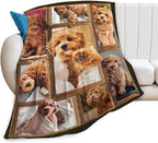 Poodle Blanket for Dog Lover Gifts Cute Poodle Throw Blanket for Girls Boys Women Man Plush Cozy Flannel Fleece Ultra Soft Fuzzy Blankets 50"X40"