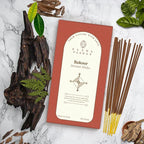 Bakhoor Incense Sticks, Organic Hand Dipped 100 Sticks with Natural Herbs & Aromatic Ingredients, Burn Time 45 to 60 Minutes, Incense for Positivity, Yoga, Meditation, Relaxation, Spiritual Gift