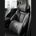 Car Seat Back Support and Car Neck Pillow Kit, Ergonomic Design headrest Lumbar Support for Neck Back Pain Relief Improve Sitting Posture (Black)