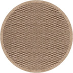CAMILSON Easy Jute Round Rug 6ft Indoor Outdoor Natural Color Fiber Area Rugs for Living Room Patio and Kitchen Rug, Sisal Boho Woven Design Easy-Cleaning Washable Outside Carpet Alfombras (6 Round)