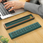 CEREMONY Incense Holder for Sticks，Ceramic Insence-Stick Holder Ash Catcher，Incense Holder Timkburner for Meditation Yoga Spa Room Decor