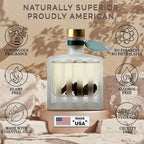 LOVSPA Reed Diffuser Set, Holiday Pine Cones Scented Oil Diffuser with Sticks, Home Fragrance Accessories for Bathroom Shelf Decor, Aroma Diffusers for Home or Office Desk, USA Made