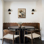 Floating Framed Farmhouse Vintage Canvas Wall Art, Country Floral Daisy Pictures Wall Decor, Wood Grain Art Paintings Poster for Living Room Bedroom Bathroom Rustic Decor 8x10 inch