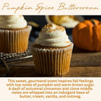 Pumpkin Spice Buttercream Fall Scented Candle, Many Scents to Choose from, All Natural Non-Toxic Soy Wax, Handmade in The USA (Pumpkin Spice Buttercream)