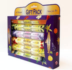 Tulasi Incense Sticks with Natural Oils Set of 6 Fragrances (120 Sticks) Hand Rolled Incense Sticks, Calming Home Aromatherapy, Meditation, Relaxing, Mixed Scents with Natural Oils