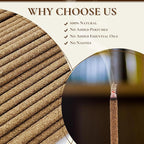 White Sage Incense Sticks (50 Sticks), 100% Natural sustainably harvested White Sage, Suitable for Yoga, Meditation, Relaxation, and Spiritual Purification