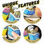 Adorable Pastry Mouse Reading Book Wall Sticker Decal – Kids Room, Classroom, Home Decor, Bookcase, Book Lover Gift, Children's Bedroom, Nursery, Cute Mouse, MICESTERPIECE