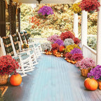 Uieke 16PCS Artificial Flowers for Outdoor UV Resistant Fake Flowers No Fade for Indoor Outside Home Garden Porch Window Box Décor (Rose Red)