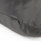 Honeydew Organic Silk Side Pillow Curved Pillowcase - The Ultimate Luxury Pillowcase to Reduce Wrinkles and Improve Skin and Hair Health - King Size (Lunar Eclipse (Charcoal))