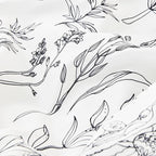 Love's cabin White Twin Size Comforter Set - Twin XL Size Dorm Bedding, 2 Pieces Cute Floral Bedding Comforter Set, Reversible Botanical Flowers Comforter, 1 Comforter & 1 Pillow Sham