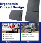 HOMBYS Adjustable Lumbar Support Pillow for Recliner,Multifunctional Memory Foam Back Support Pillow for Recliner,Big Chair Back Support,Back Support Cushion for Office Chair/Car,20"x13.8"x5"