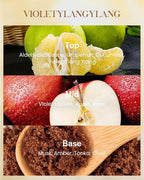 M&SENSE Violet YlangYlang Scented Candle, 3 Wick Soy Natural Wax Candles, 35oz 150H Long Lasting, Aromatherapy Sleep Calm Home Fragrance for Women Men