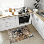 Keen Home Design Area Rugs - 2x3 Non-Shedding, Abstract Rugs for Kitchen, Living Room, Bedroom, Dining Room, Entryway - Size: 2' x 3', Multi