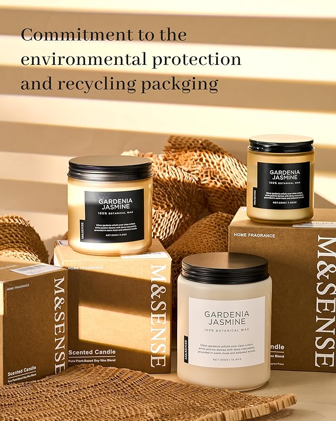 M&SENSE Juicy Watermelon Scented Candle - 11.6oz Clean Non Toxic Natural Soy Wax 70-Hour Burn Long Lasting Candle, 2-Wick Fruit Scent for Home Decor & Housewarming Gifts - Fragrance for Women & Men