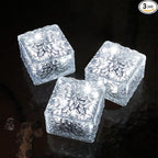 Solar Brick Lights - Outdoor Waterproof Patio & Garden Decor (3 Packs) for Patio, Yard, Walkway, Pathway