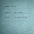 Tabac Vanille Coreless Pure Incense Sticks, Artisan-Crafted Niche Scent, Exclusive Low-Smoke Bamboo Charcoal Formula, Clean-Burning, 1-Hour Burn Time, 20 Sticks