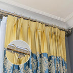 Hotop 30 Pcs Metal Drapery Curtain Rings 0.98/1.26/1.65 inch Interior Diameter and 30 Pcs Hanging Curtain Drapery Pin Hooks for Window Door Shower(32 mm,Gold)