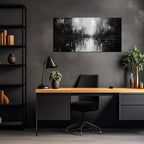 Abstract Wall Pictures for Living Room,Black Art Paintings for Wall Office Wall Art Bedroom Wall Decor 20 x 40 Inch