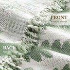 Couch Cover Boho for Dogs Washable Green Couch Covers for 2 Cushion Couch, Chenille Sectional Couch Covers L Shape Sofa Cover, Furniture Protector for Kids, Pets, Green 91" X150"