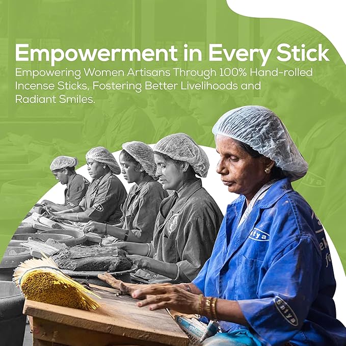 Satya Lemon Grass & Nagchampa Incense - 15gmx12 Pack with Raajsee Incense Holder