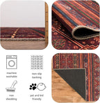 Keen Home Design 3x5 Rug - Machine Washable Entry Rug with Non-Slip Backing, Ideal for Enteryway, Kitchen, Bathroom, Laundry Room - Vintage, Easy Clean, Durable, Low Pile Rug - (3' x 5')
