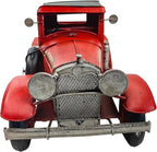 YCHTEWY-Iron Classic Red Truck Pick-up Model Collectible Vehicle Decoration, Metal Truck Christmas Decor ，Unique Blend of Vintage, Rustic, Farmhouse Truck Decor for Table Top Decor. (B)…