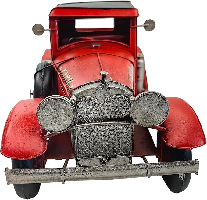 YCHTEWY-Iron Classic Red Truck Pick-up Model Collectible Vehicle Decoration, Metal Truck Christmas Decor ，Unique Blend of Vintage, Rustic, Farmhouse Truck Decor for Table Top Decor. (B)…