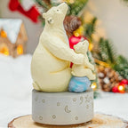 I Love You to The Moon and Back, Polar Bear Music Box, Musical Figurine Keepsake, Heartfelt Gift for Family and Loved Ones, Home Décor Collectible, Plays Twinkle, Twinkle, Little Star Melody