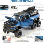 Toy Trucks for Boys 1/32 Diecast Trucks Mammoth Model Truck,Collectible Pickup Truck Model Kit,Pull Back Cars with Lights and Sounds,Toy Trucks for Boys Age 4-7（Blue）