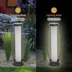 Patio Solar Light Flickering Flame Solar Lamps Hollow Out Waterproof Outdoor Lantern Metal Decorative Lights for Deck Porch Yard