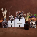 LAFCO New York Fall 3-Wick Candle, Saffron Sandalwood - 30 oz - 120-Hour Burn Time - Reusable, Hand Blown Glass Vessel - Made in The USA