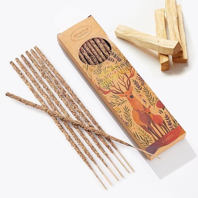 Palo Santo Incense Sticks – Handmade Natural Incense Sticks for Meditation, Spiritual Use and Stress Relief Gifts, Air Purification