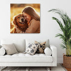 SPECPIX Custom Canvas Prints with Your Photos Customized Canvas Wall Art Personalized Canvas Pictures Gifts for Pet Dog Baby Family Mom Dad Men Women Couple Boyfriend Girlfriend Framed 10x10