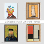 Fardes Eclectic Home Decor, Maximalist Wall Decor for Bedroom, 13 pcs of Eclectic Room Decor Aesthetic Pictures, Maximalist Wall Prints for Dorm Decor