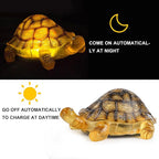 Solar Turtle Lights Deck Decorative Lighting Statue Lawn Patio Backyard Outdoor Garden Decoration Housewarming Gift