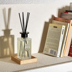 M&SENSE 6.3 oz Large Reed Diffuser Set | Creamy Vanilla Scent Oil Diffuser with Sticks | Hotel Collection Non-Toxic Essential Oil |for Bedroom Bathroom Living Room