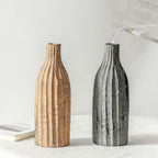 Natural Branch Design Ceramic Vase:Decorative Flower Vase for Modern Home Decor,Handmade Pottery Vase for Home Decor,Living Room,Kitchen,Office,Bedroom,CenterpieceTable Decorations-15 inch Grey Color