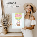 Unicorn Wall Decor Art Prints (Set of 4) - Unframed - 8x10s | Girls Room Decor | Enchanting and Whimsical Design | Adding Fantasy and Charm to Kids' Rooms or Nurseries | Wall Art for Unicorn Lovers