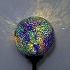 VCUTEKA Solar Garden Decorative Lights Outdoor, Mosaic Solar Light Waterproof LED Pathway Stake Light for Landscape Patio Yard Deck Walkway Decoration, 2 Pack