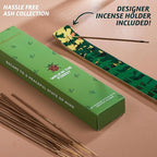 Folkulture Incense Sticks with Holder for Gift | Set of 3 Insenses (60 Insence-Sticks) | Organic Balsam Breeze, Fresh Fir | Pine Forest Non Toxic Incents, Incents or Inscents-Sticks (Forest)