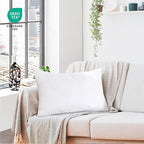 ROYALE LINENS 14 X 22 Pillow Insert - Down Alternative Throw Pillows Insert - Rectangle Pillow Pack of 1 White - Bed & Couch Pillows - Inner Cushion for Bed, Cushion for Living Room - Shams Stuffer
