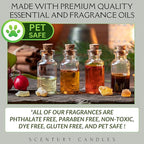 White Oak Vanilla Scented Candle, Many Scents to Choose from, All Natural Non-Toxic Soy Wax, Handmade in The USA (White Oak & Vanilla)