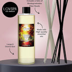 LOVSPA Cashmere Woods Diffuser Oil Fall Scented Oils for Reed Diffusers - Long-Lasting & Natural Home Fragrance, Scented Oil for Diffusers, USA Made, 8 oz