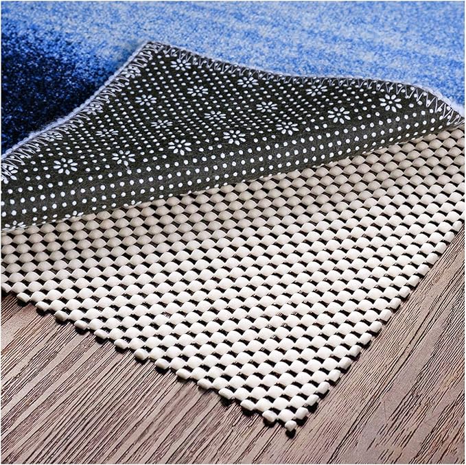Non Slip Area Rug Pad Gripper - 2x3 Strong Grip Carpet pad for Area Rugs and Hardwood Floors, Provides Protection and Cushion