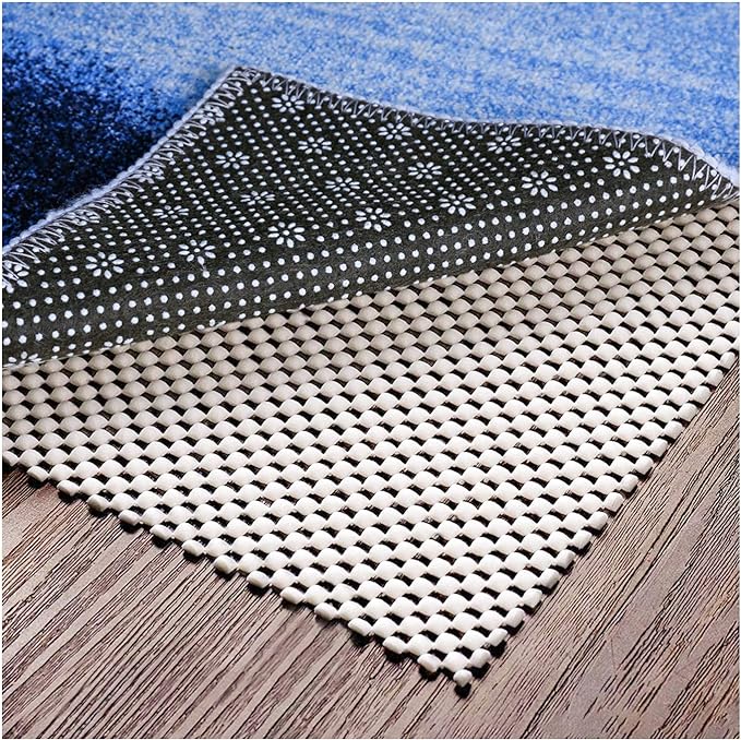 Non Slip Area Rug Pad Gripper - 2x10 Strong Grip Carpet pad for Area Rugs and Hardwood Floors, Provides Protection and Cushion